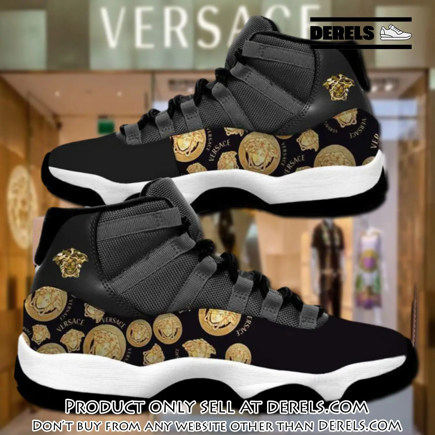 Luxury gianni versace air jordan 11 sneakers shoes hot  gifts for men women dr0911799